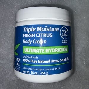 FRESH CITRUS Hempz Triple Moisture Body Cream 16 oz Sealed